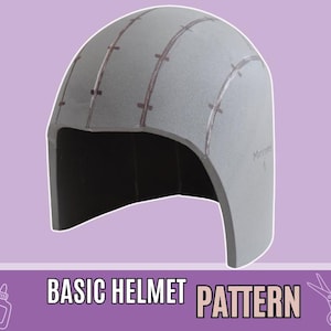 Modello per casco fai da te / Armatura Larp / Armatura medievale / Elmo da soldato / Elmo da cosplay / Elmo dell'esercito / Modello per armatura (PDF digitale)