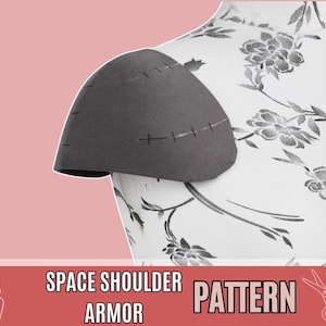 Space Schulterrüstung Schnittmuster, EVA Foam, Schaumstoff Vorlage für LARP und Cosplay - Digitaler Download (PDF)