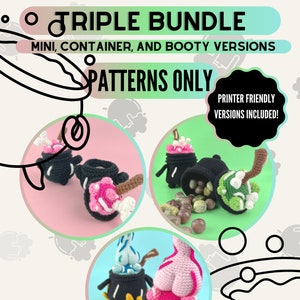 Adorable Amigurumi Crochet Pattern - Cauldron Bundle PDF - DIY Stuffed Toy Tutorial - Beginner-Friendly Instructions - Instant Download