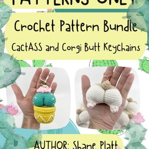 Adorable Amigurumi Crochet Pattern - Keychain Bundle PDF - DIY Stuffed Toy Tutorial - Beginner-Friendly Instructions - Instant Download