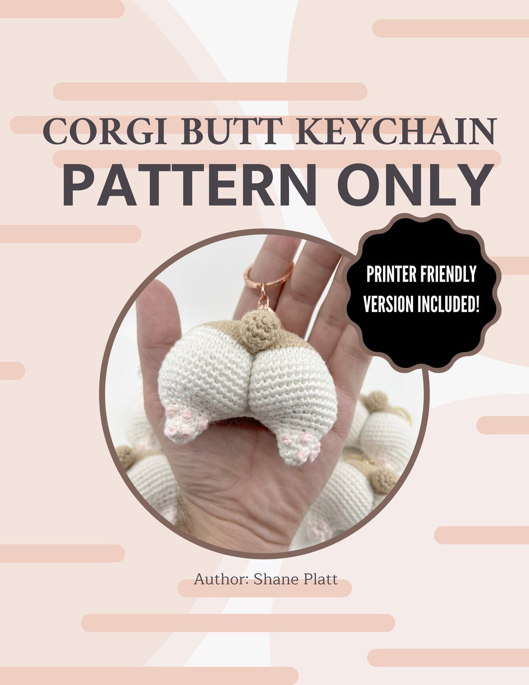 Ravelry: Corgi Butt Pillow pattern by Rebecca Risk