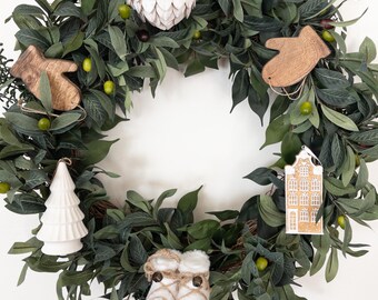 Snow Shoe Wreath Attachment: Winter Whimsy Decor