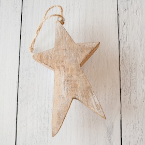 Wooden Gold Star