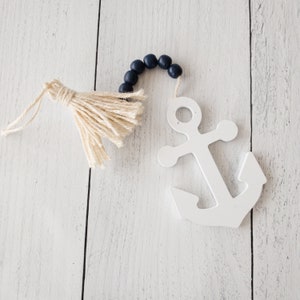 White Wooden Anchor
