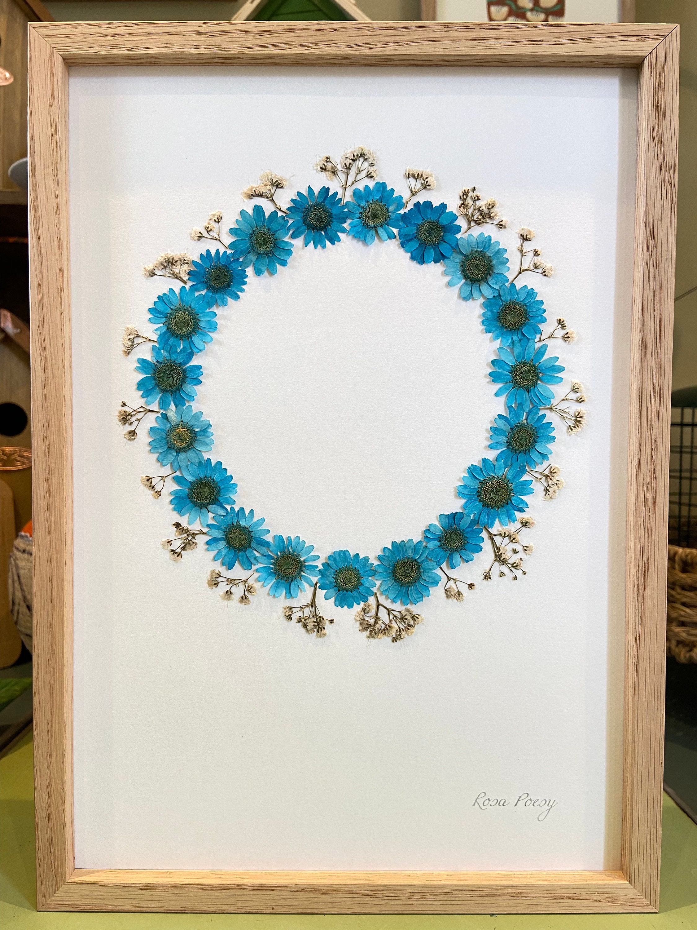 Cadre en Fleurs Séchées