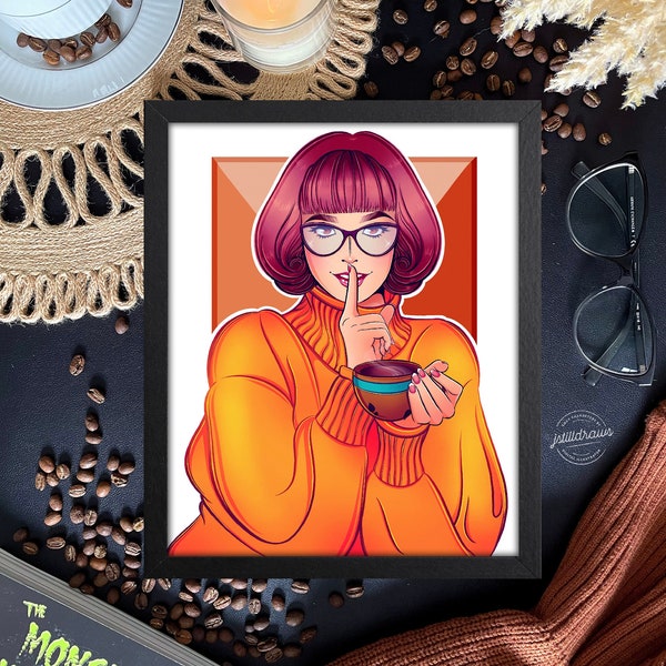Velma Cozy Character by JStillDraws