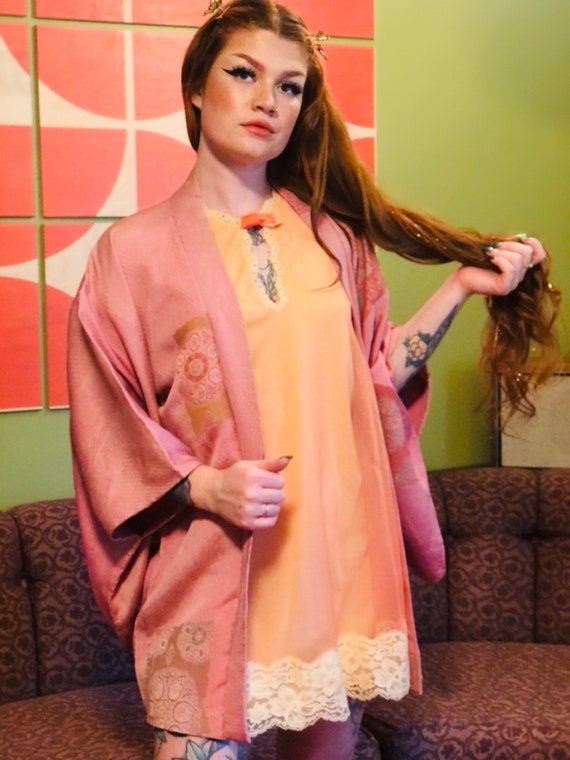 Asian Textile Print Kimono
