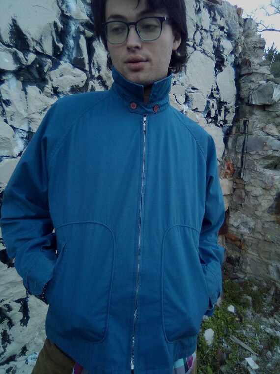 McGregor Jacket with Button Up Collar/1980's Deep… - image 6