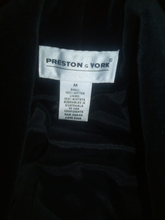 Black Soft Coat/Dillard's Preston and York/Draped… - image 10