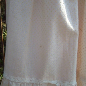Baby Doll 1980er Kleid/Handgemachtes Vintage Kleid mit Spitzenkragen/Reißverschluss am Rücken Bild 9
