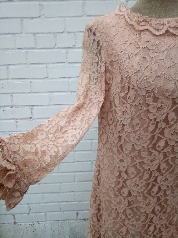 Lacey Peach "Henry-Lee" Dress/ Vintage Original R… - image 5