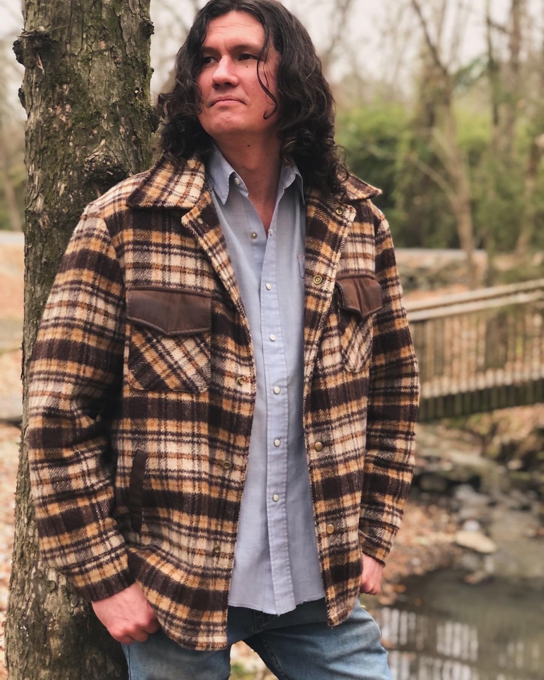 JC Penny Plaid Rustic Chore Coat 1960s - 1970s Jacket - Etsy