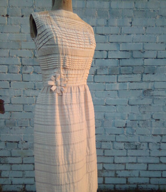 1950's/60's Cocktail Party Dress/ Union Made/Crea… - image 7