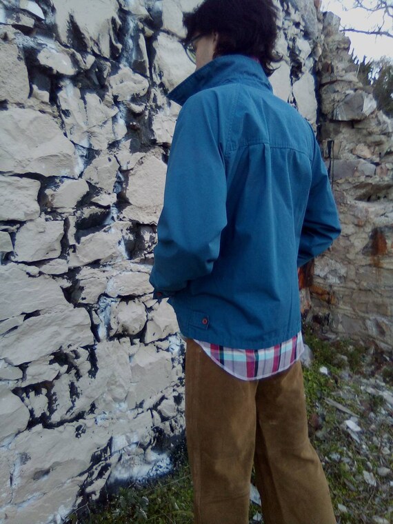 McGregor Jacket with Button Up Collar/1980's Deep… - image 5