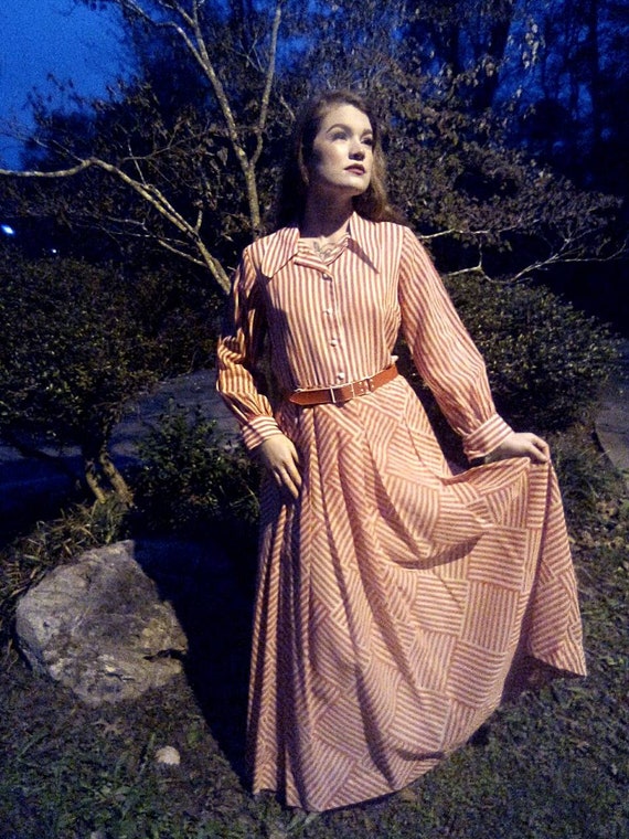 avalon classics dress B. Altman Avalon Classics Maxi Dress Vintage 70s Wedding Cottage Core Romantic 8
