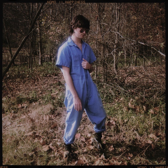 Vintage Dickies Light Blue Coveralls: 1980s Grunge Painter
