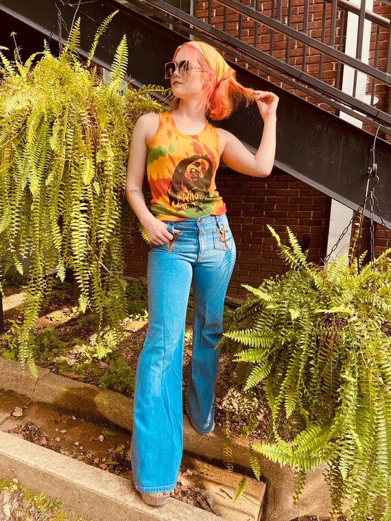 1970s bell bottom jeans