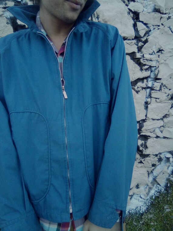 McGregor Jacket with Button Up Collar/1980's Deep… - image 9