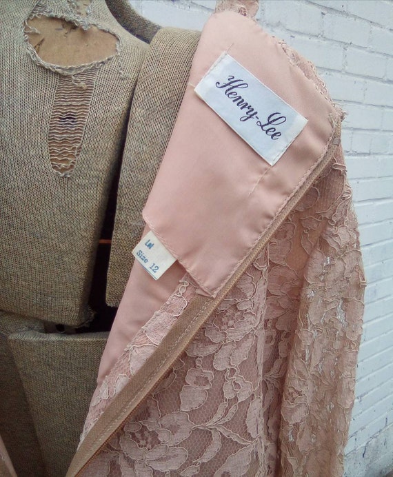 Lacey Peach "Henry-Lee" Dress/ Vintage Original R… - image 10