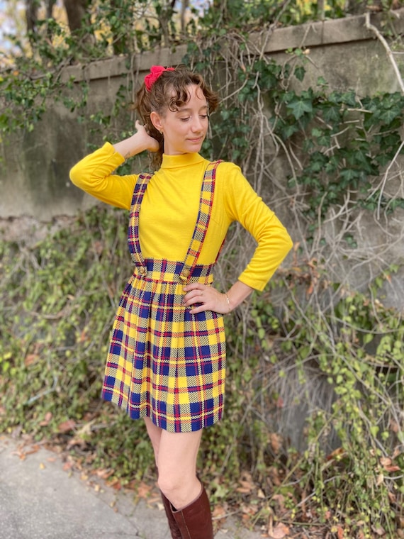 Plaid Sweater Skirt Outfit 60s Winter Fashion Winter Skirt Outfit
