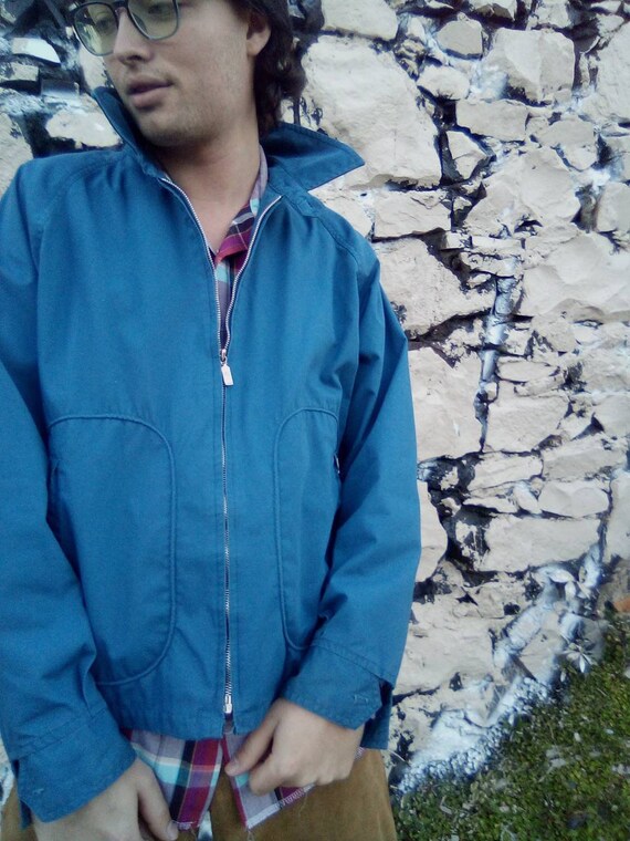 McGregor Jacket with Button Up Collar/1980's Deep… - image 2