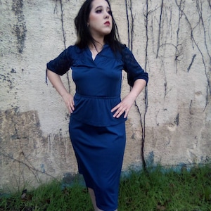 blue peplum dress plus size Peplum Dress Torrid Blue Velvet Dress Plus Size Belle Isle Puff Sleeve Mini  Dress Torrid
