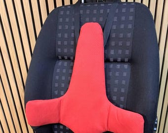 Alcantara Car Pillow: Organic Orthopedic Lumbar Support