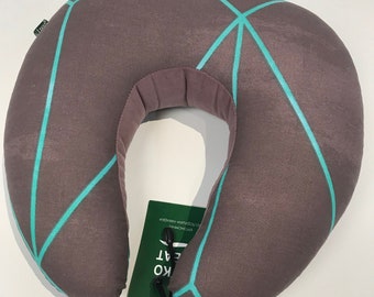 Almohada cervical de viaje: Reposacabezas ergonómico para coche, alivio del dolor