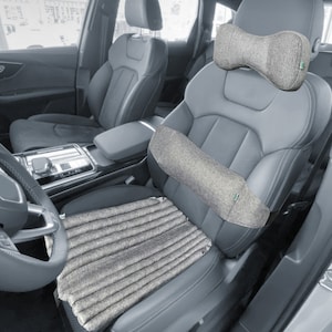 整形外科用車用枕、クッション 3 個セット、車用シートクッション、ネックピロー、バックピロー、車好きへのギフト、父の日ギフト、お父さんへのギフト