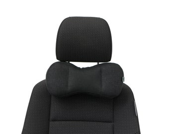Almofada ergonômica para pescoço no carro: Encosto de cabeça em mistura de algodão para maior conforto ao dirigir.