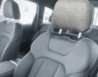 Almofada de encosto de cabeça para carro: suporte ergonômico para o pescoço, mistura de algodão
