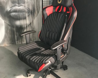 Posture seat cover, gaming chair cover, gift for him, buckwheat pillow, natural pillow, pc gamer gift
