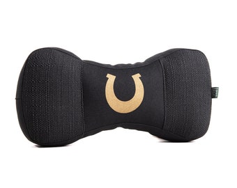 Almohada personalizada para coche: reposacabezas con soporte para el cuello y logotipo personalizado.