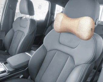 Almofada de pescoço ergonômica feita à mão para carro: apoio de cabeça confortável para dirigir