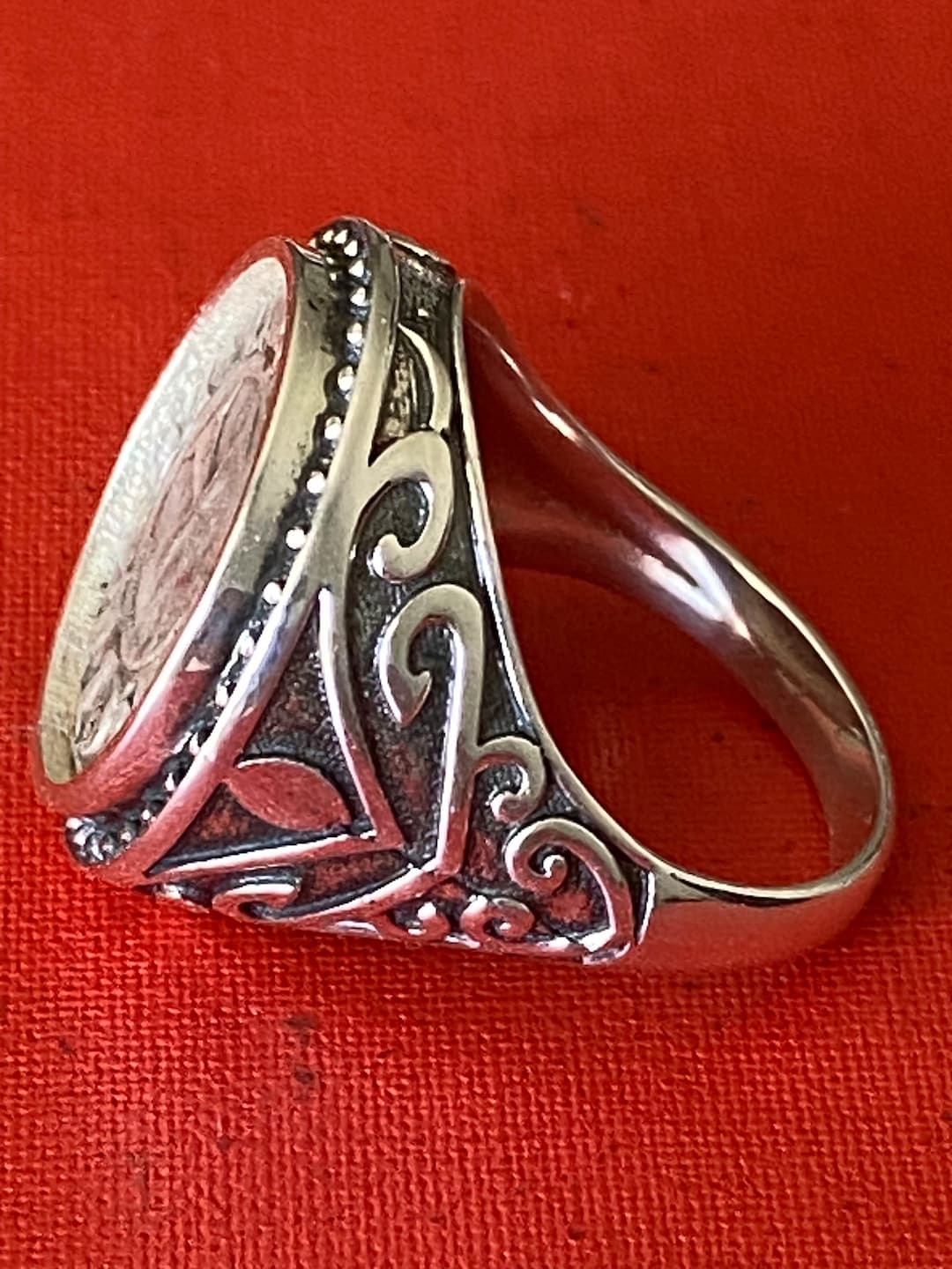 Crusader Coin RING 925 Silver Templar Cross 1300AD - Etsy