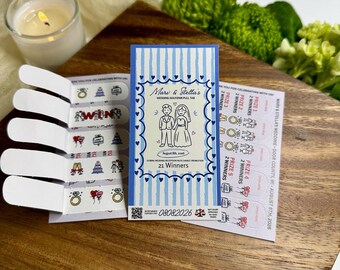 Custom Wedding Pull Tabs | Wisconsin Wedding Favor | Custom Pickle