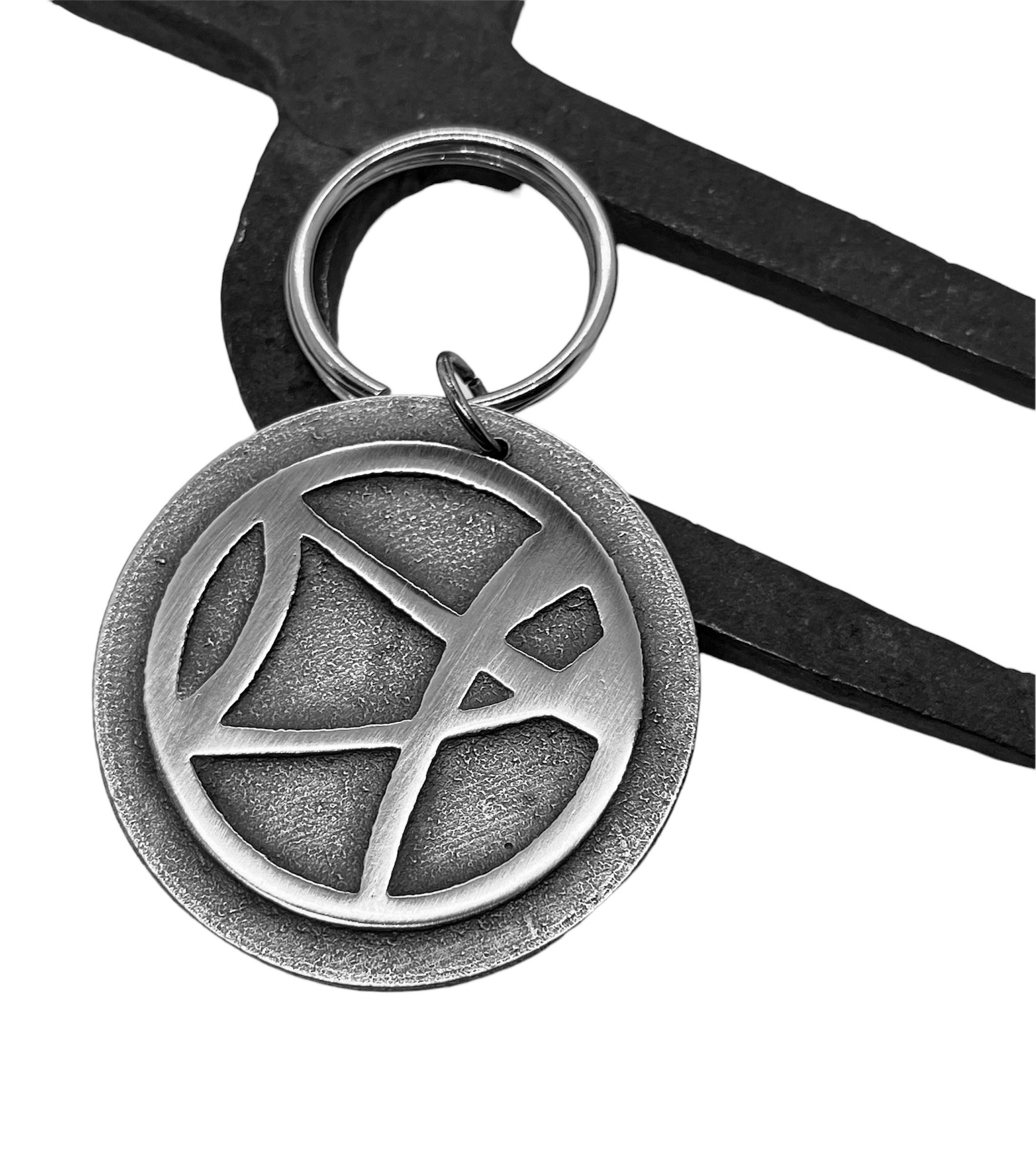 Doctor Strange Hong Kong Sanctum Sanctorum Logo Pewter Distressed