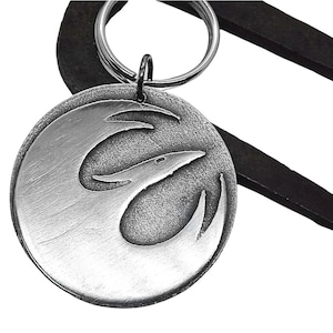 Starbird Logo Pewter Distressed Keychain Sand Casted Handmade Sabine Wren Spectre 5 Ghost Crew Star Wars Rebels Ahsoka Phoenix Squadron