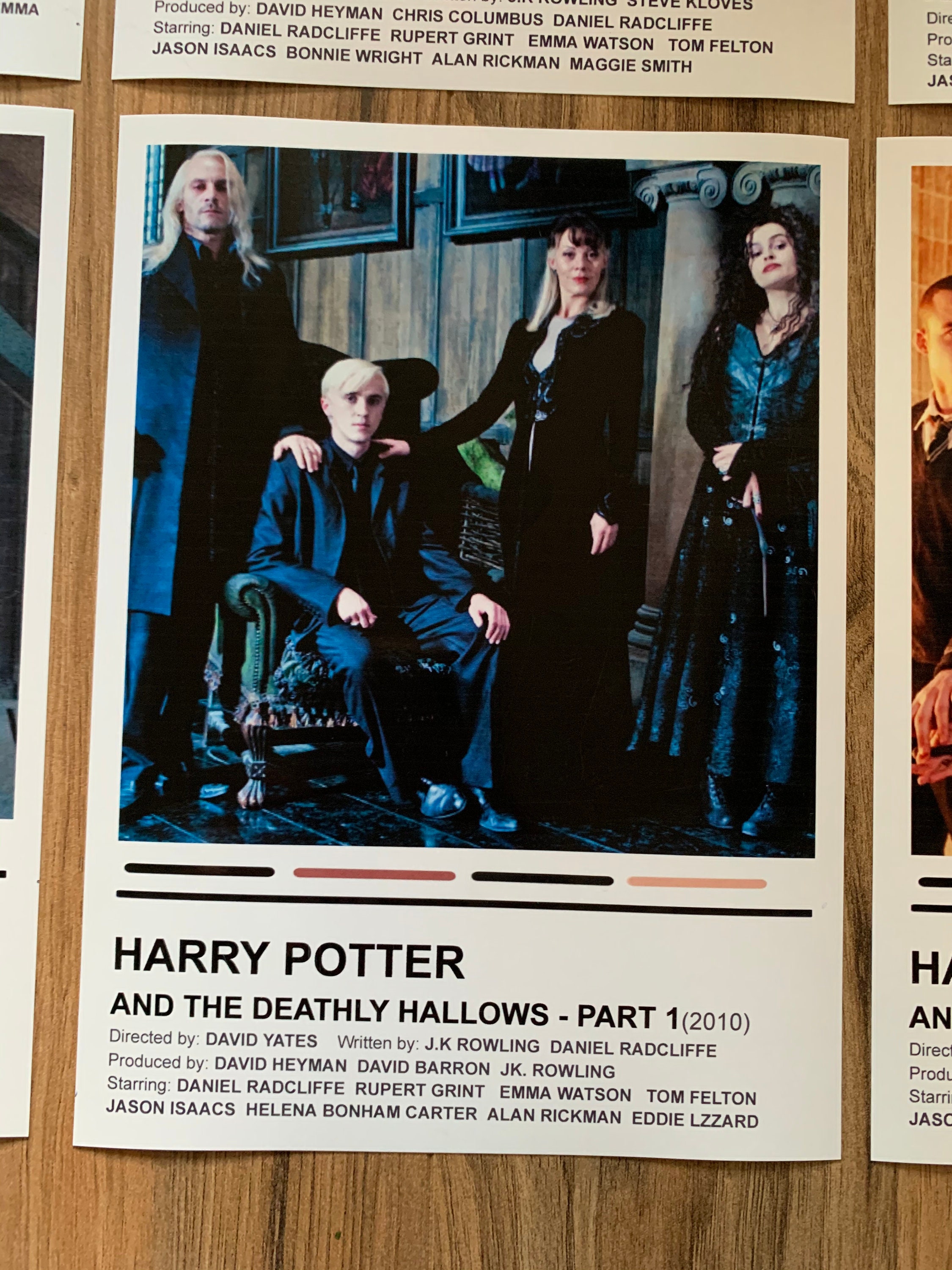 Draco Malfoy inspired printed poster | Etsy