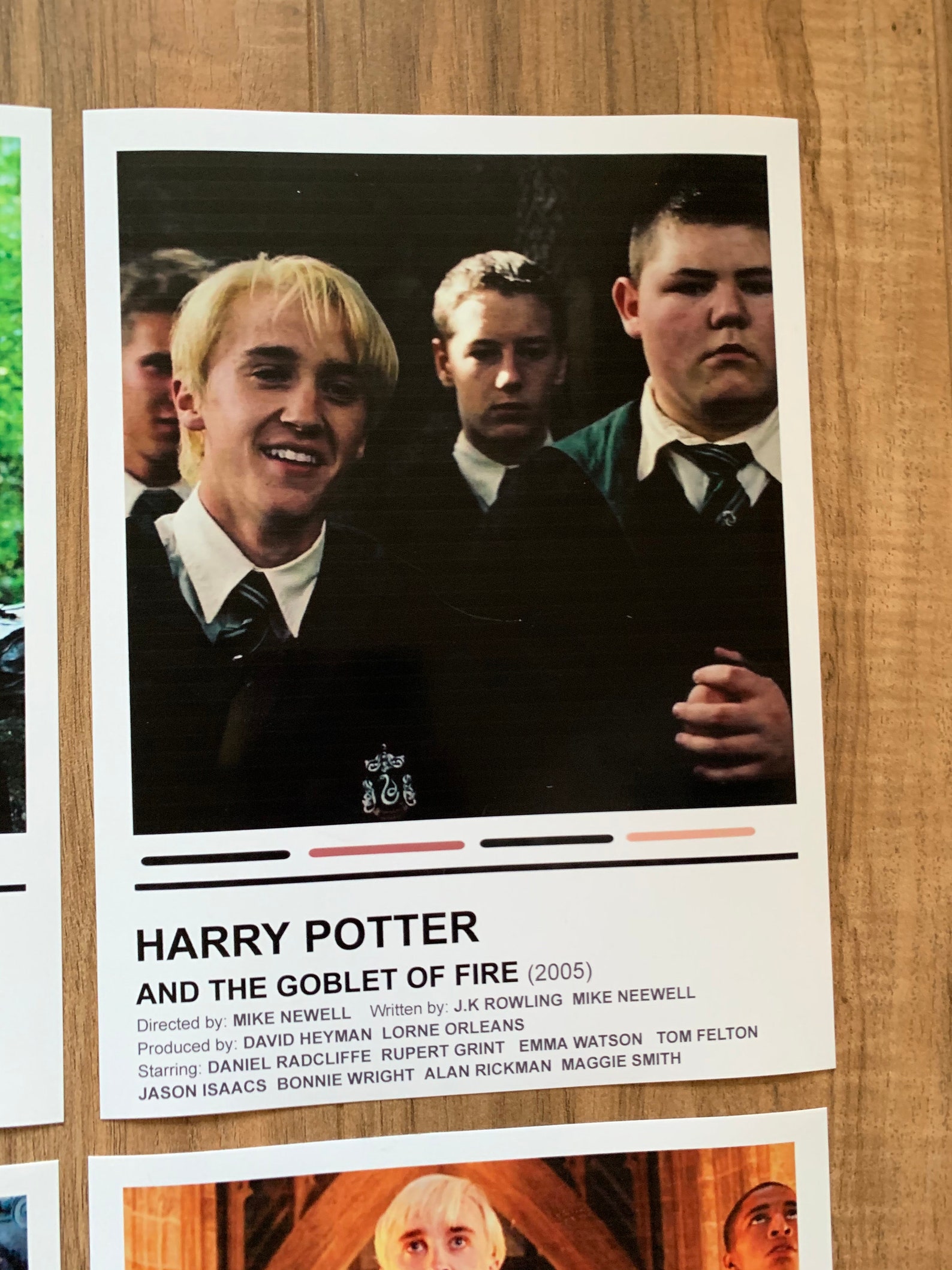 Draco Malfoy inspired printed poster | Etsy