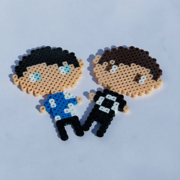 Perler Bead Dan and Phil Magnets