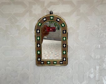 Handmade Resin Wall Mirror: Epoxy, Metal & Natural Wood - Unique  Decor