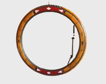Handmade Resin Wall Mirror: Epoxy Resin, Metal & Wood - Unique  Decor