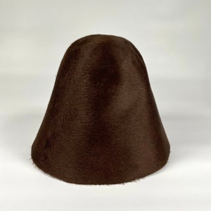 Melusine Vintage Hair Felt Cones Chocolate Brown