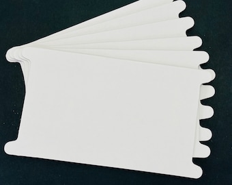 wrapping card for ribbons and braids