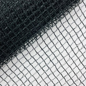 Vintage grid veil color black 30 cm