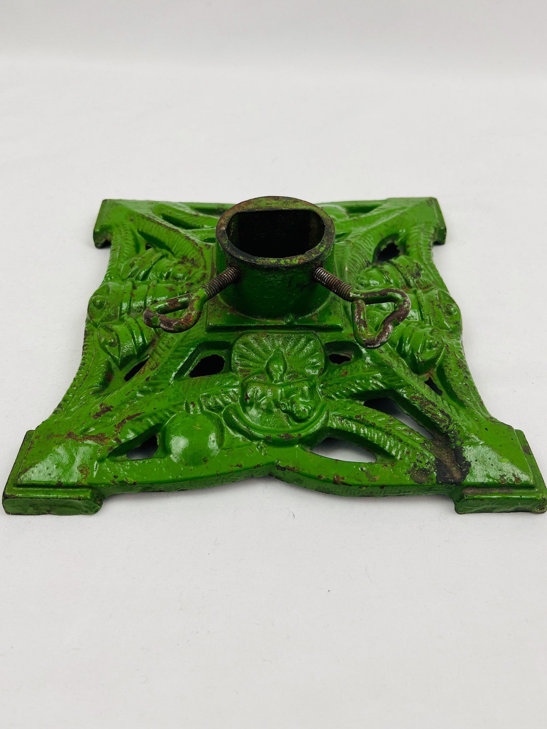 Antique Cast Iron Christmas Tree Stand Etsy