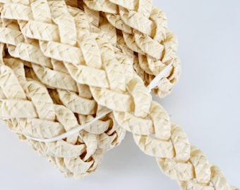 Straw border color cream 15 mm