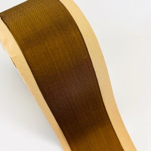 Vintage Taftband  40 mm Farbe messingbraun