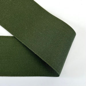Heren grosgrain lint 45 mm kleur dennengroen